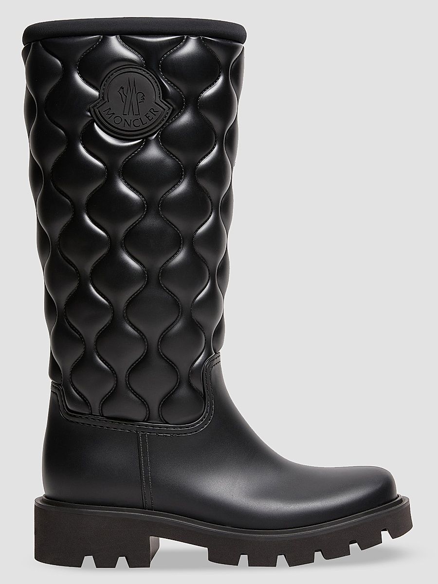 Women's Kickstream High Rain Boots - Black - Size 11