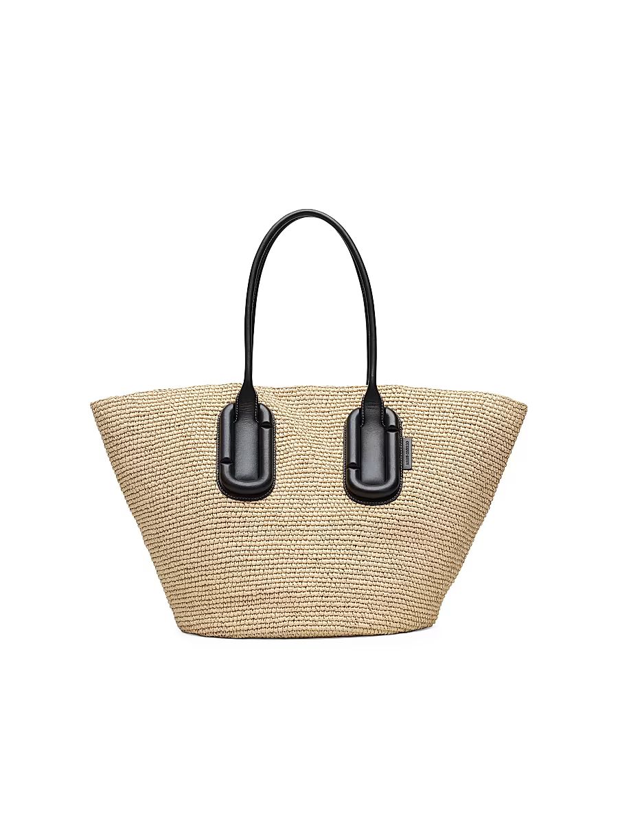 Women's The Straw Pop J Paper Tote Bag - Natural