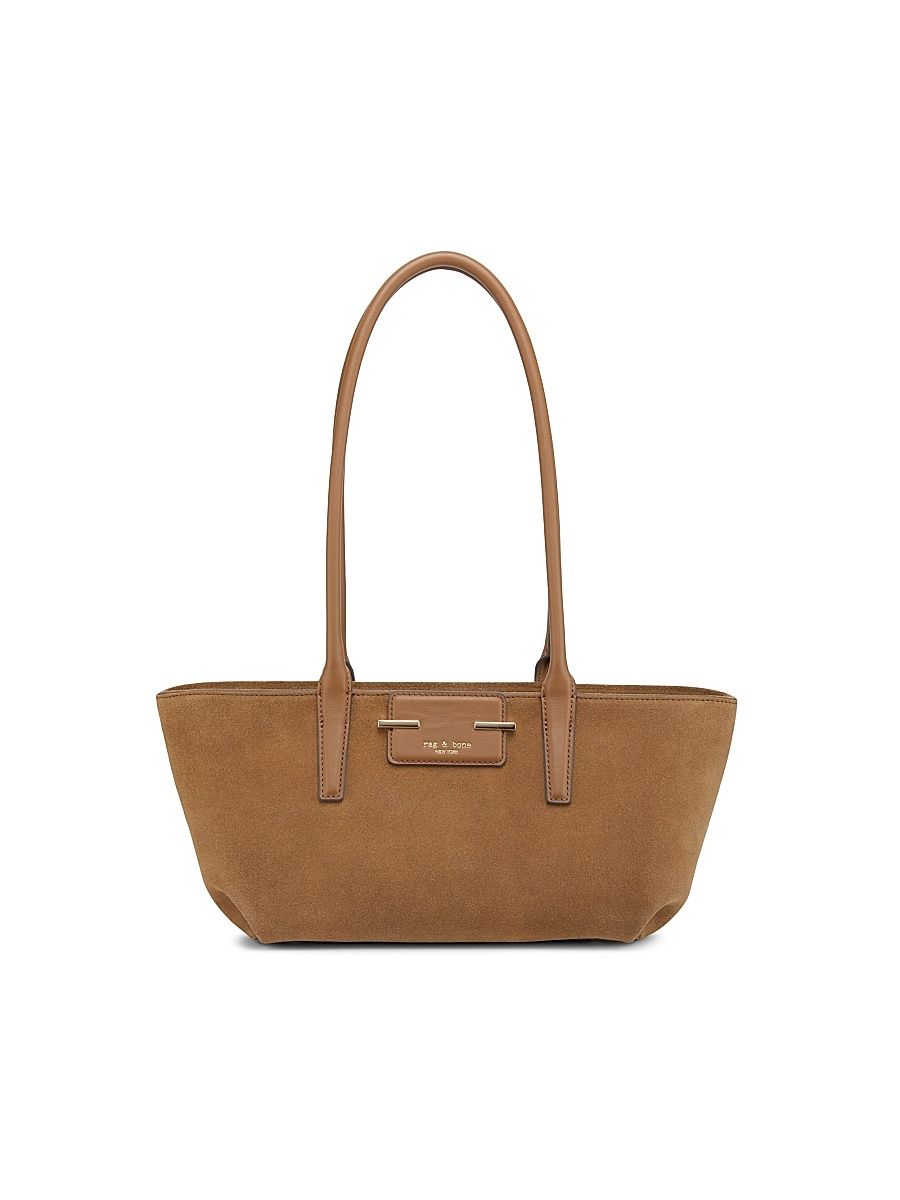 Women's Realm Suede Shoulder Bag - Golden Brown