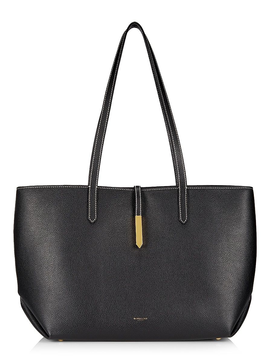 Women's Tokyo Leather Tote Bag - Black