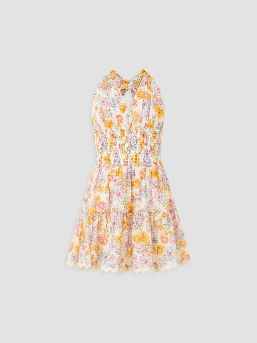 Girl's Little Girl's & Girl's Posie Halterneck Mini Dress - Floral - Size 6
