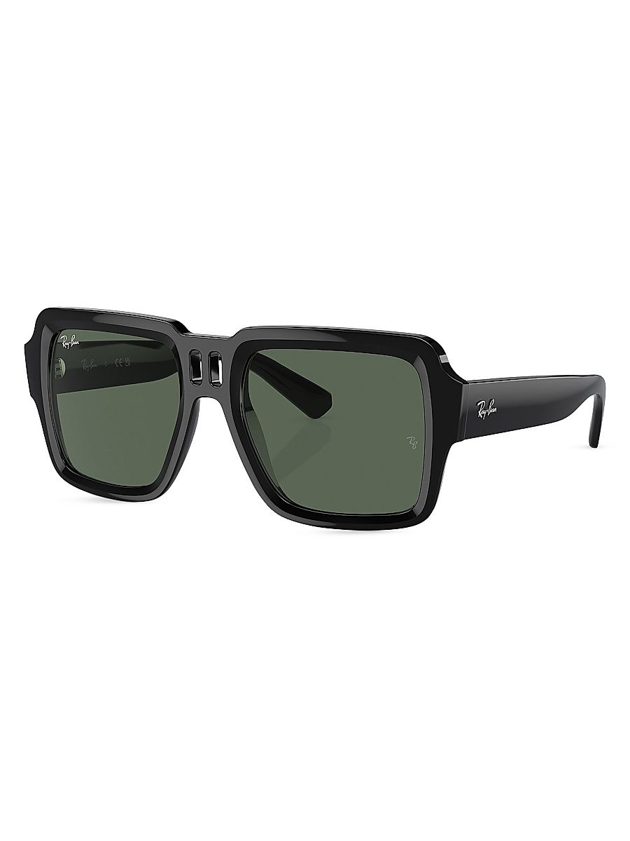 Men's RB4408 54MM Square Sunglasses - Black Dark Green