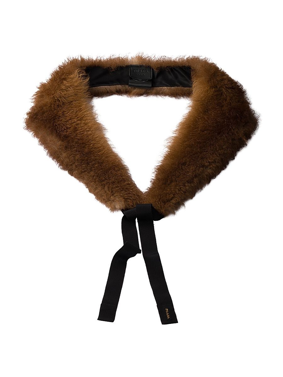 Women's Shearling Collar - Brown