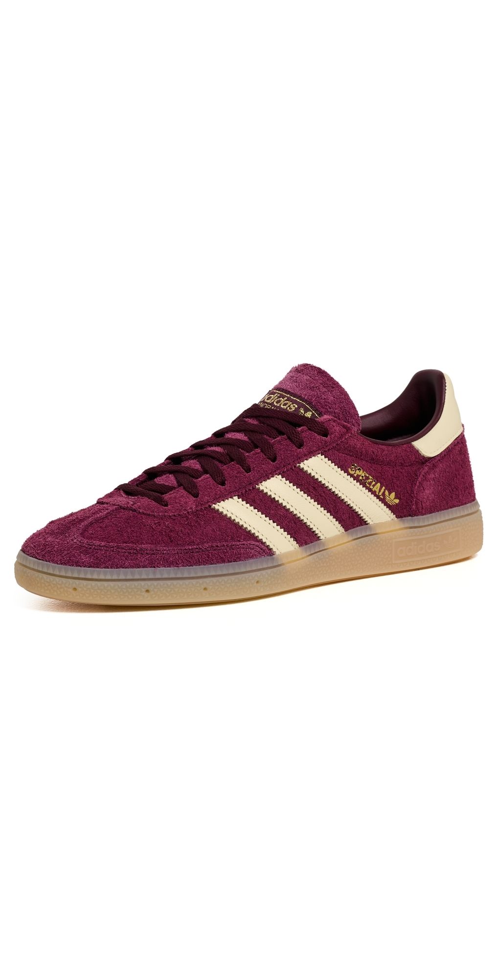 adidas Handball Spezial Sneakers Maroon/Warm Vanilla/Gold Met 10