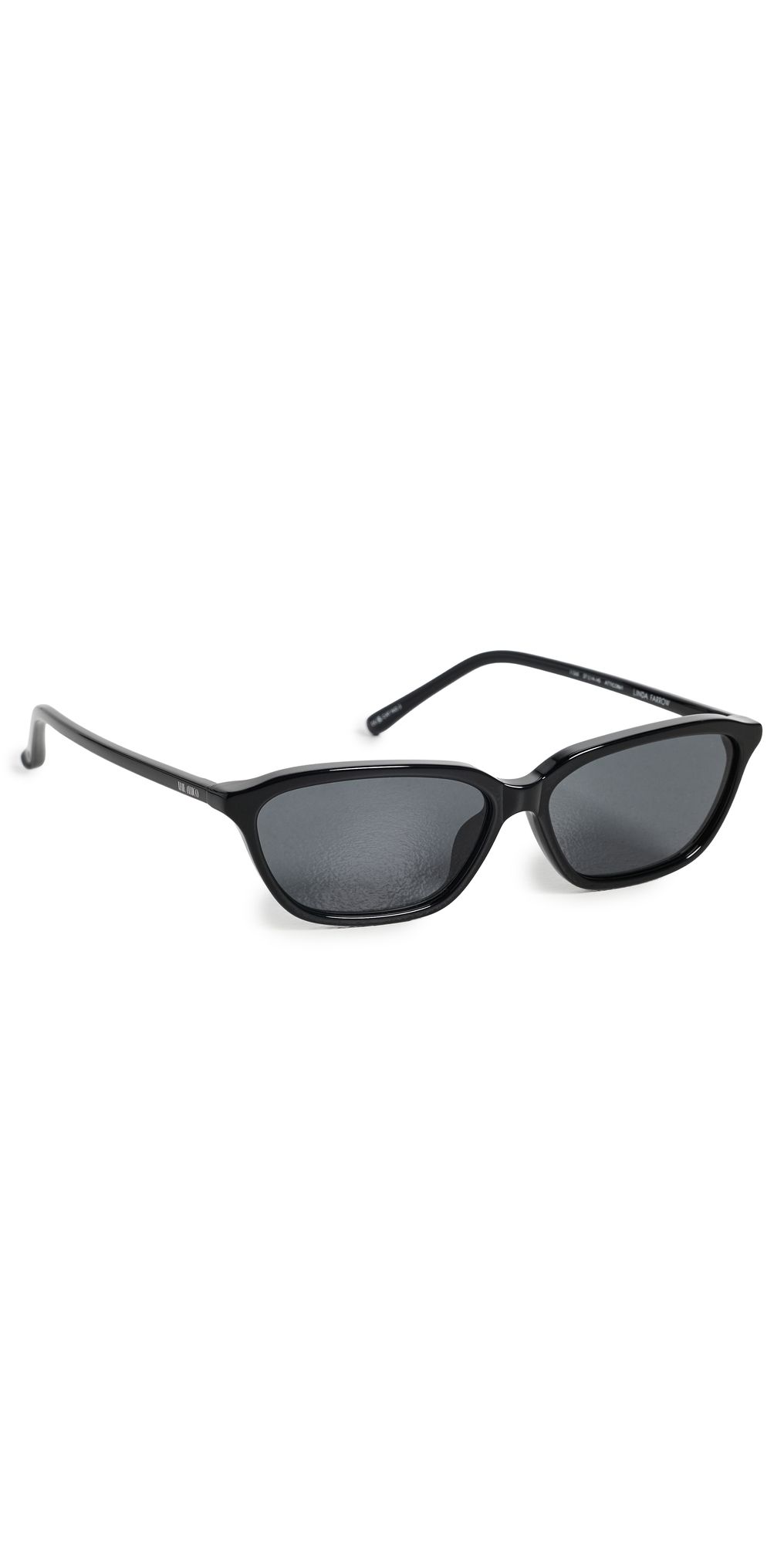 The Attico Libby Sunglasses Black/Silver/Grey One Size