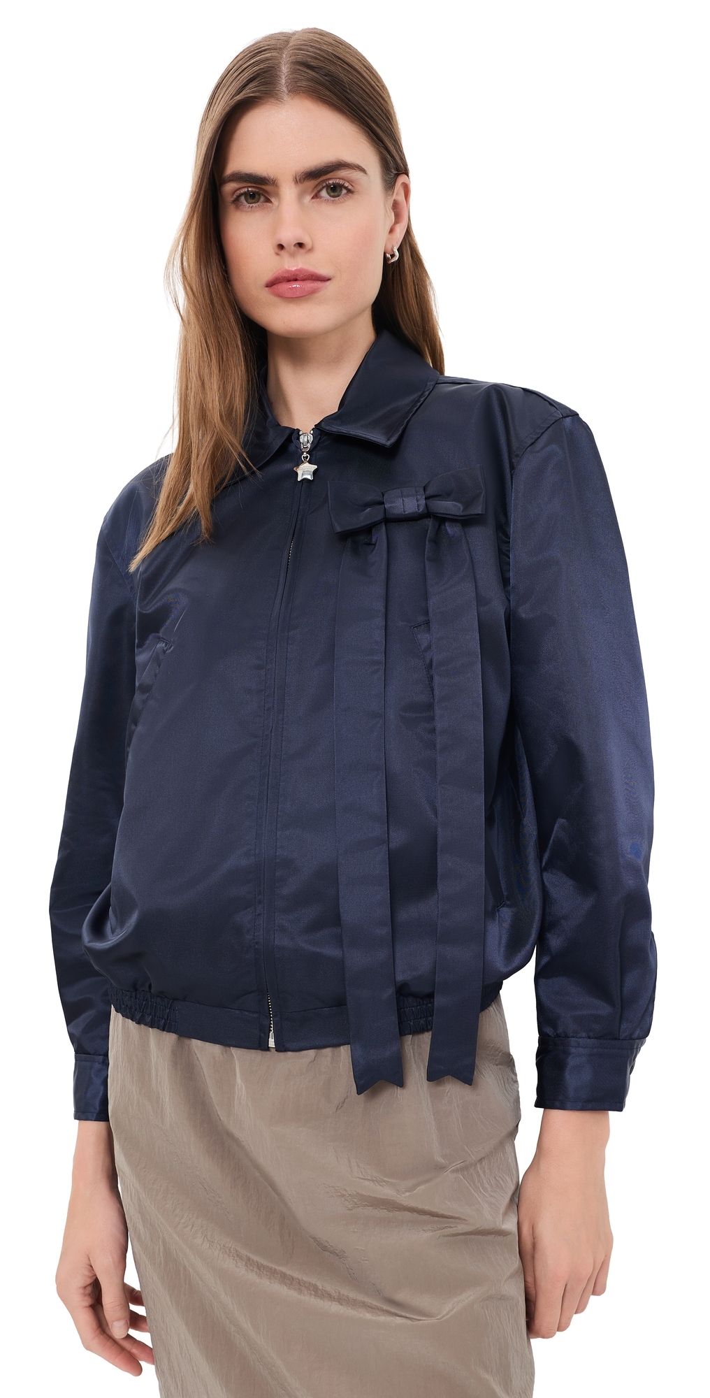 Sandy Liang Darcy Jacket Navy S