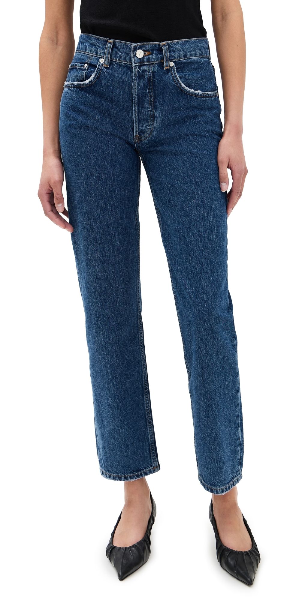 ANINE BING Kate Jeans Washed Blue 29