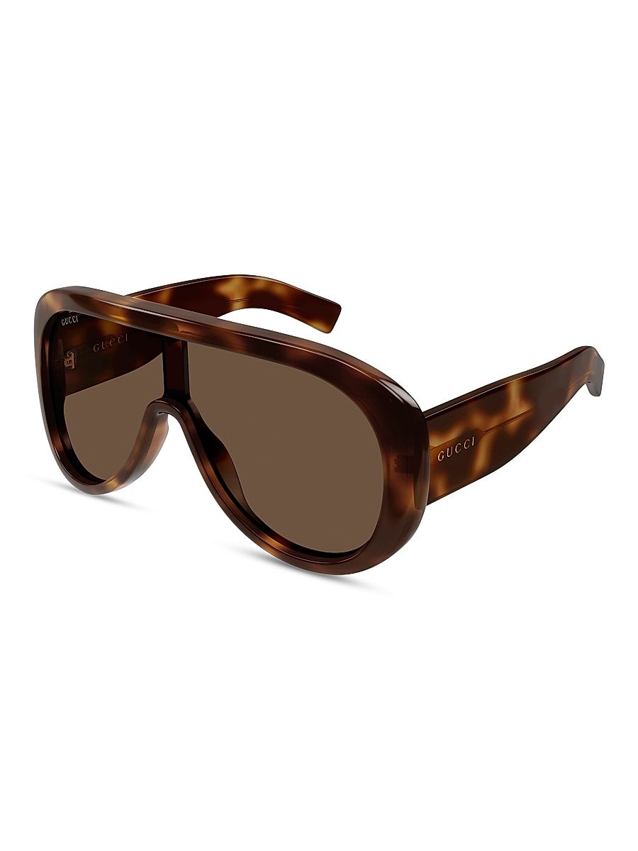 Women's Fashion Show 99MM Pilot Sunglasses - Brown