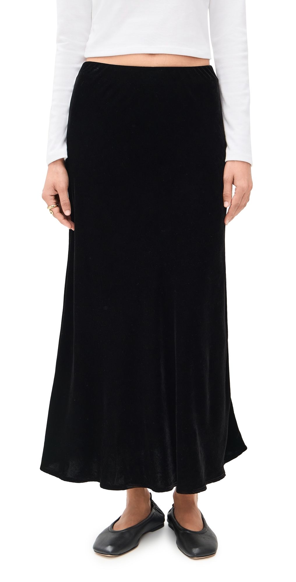 Velvet Felicity Skirt Black S