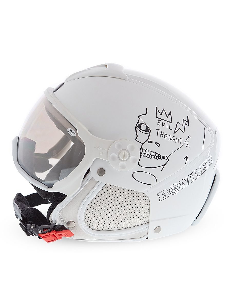 Basquiat Evil Thoughts White Helmet - White - Size XS