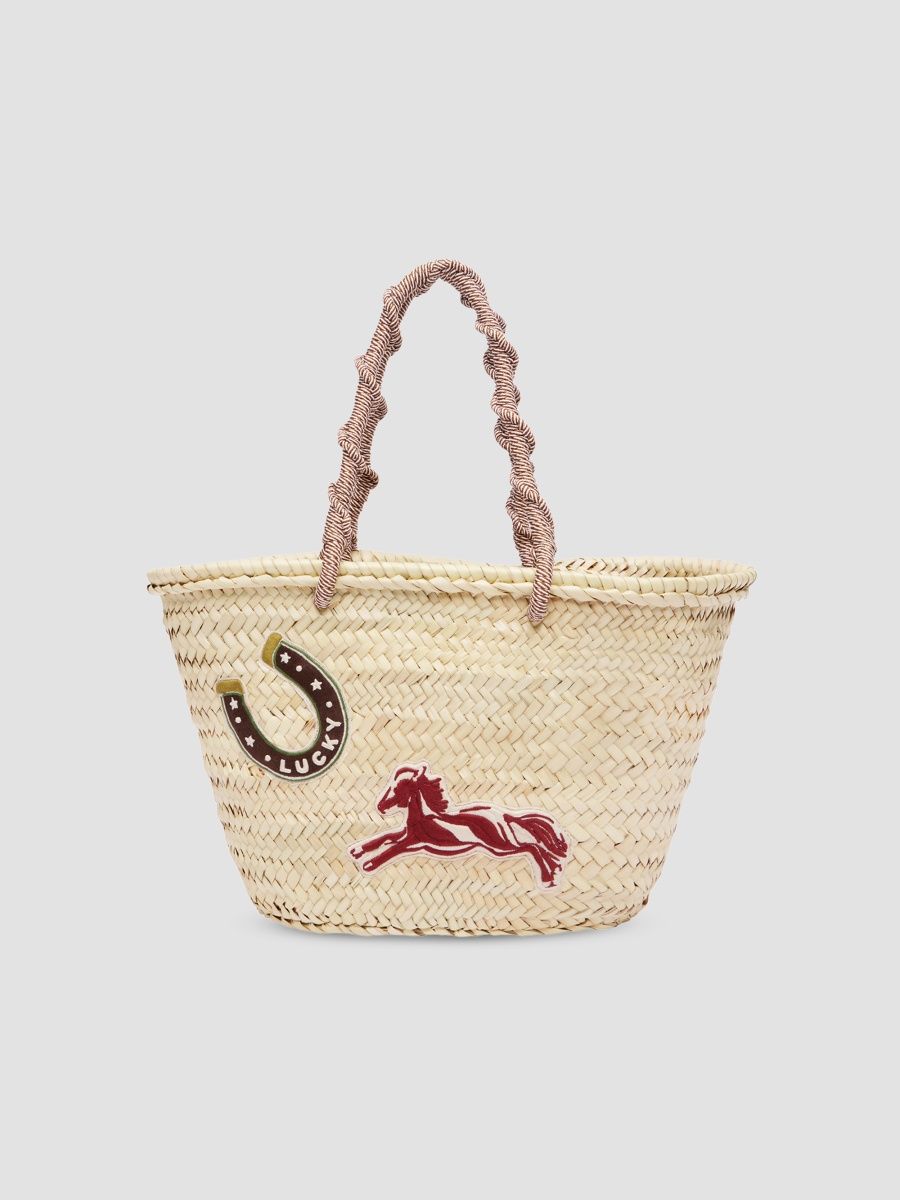 Women's Ace Midi Macrame Tote Bag - Multi