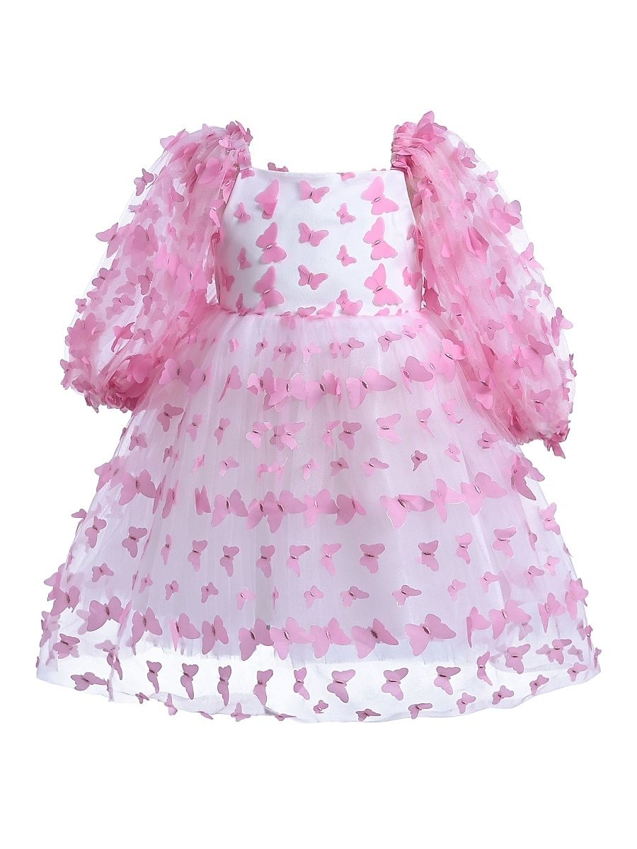 Little Girl's & Girl's Bell Mariposa Dress - Pink - Size 11