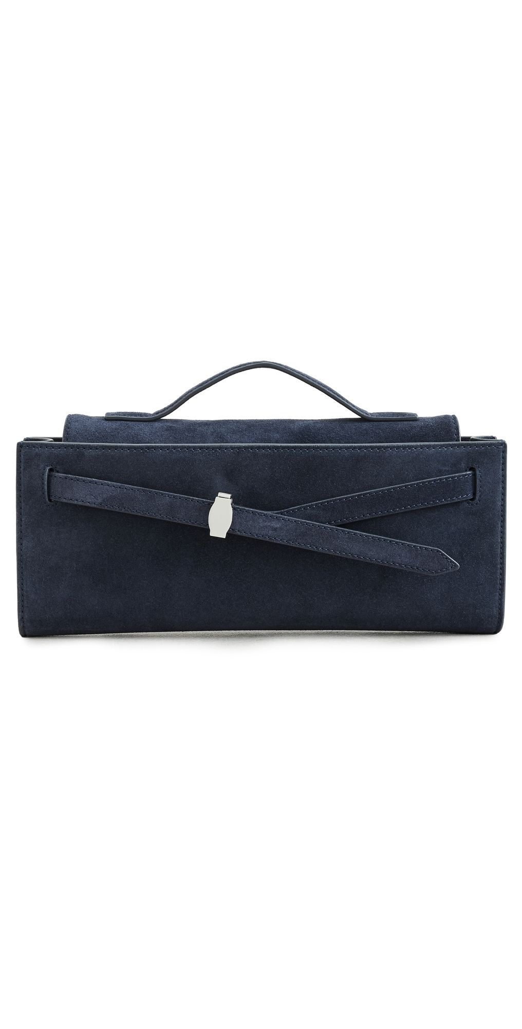 Veronica Beard Suede Veronica Beard Dash Clutch Vb Navy One Size