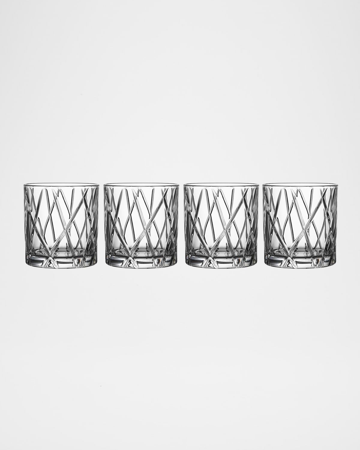 City Double Old-Fashioneds, Set of 4