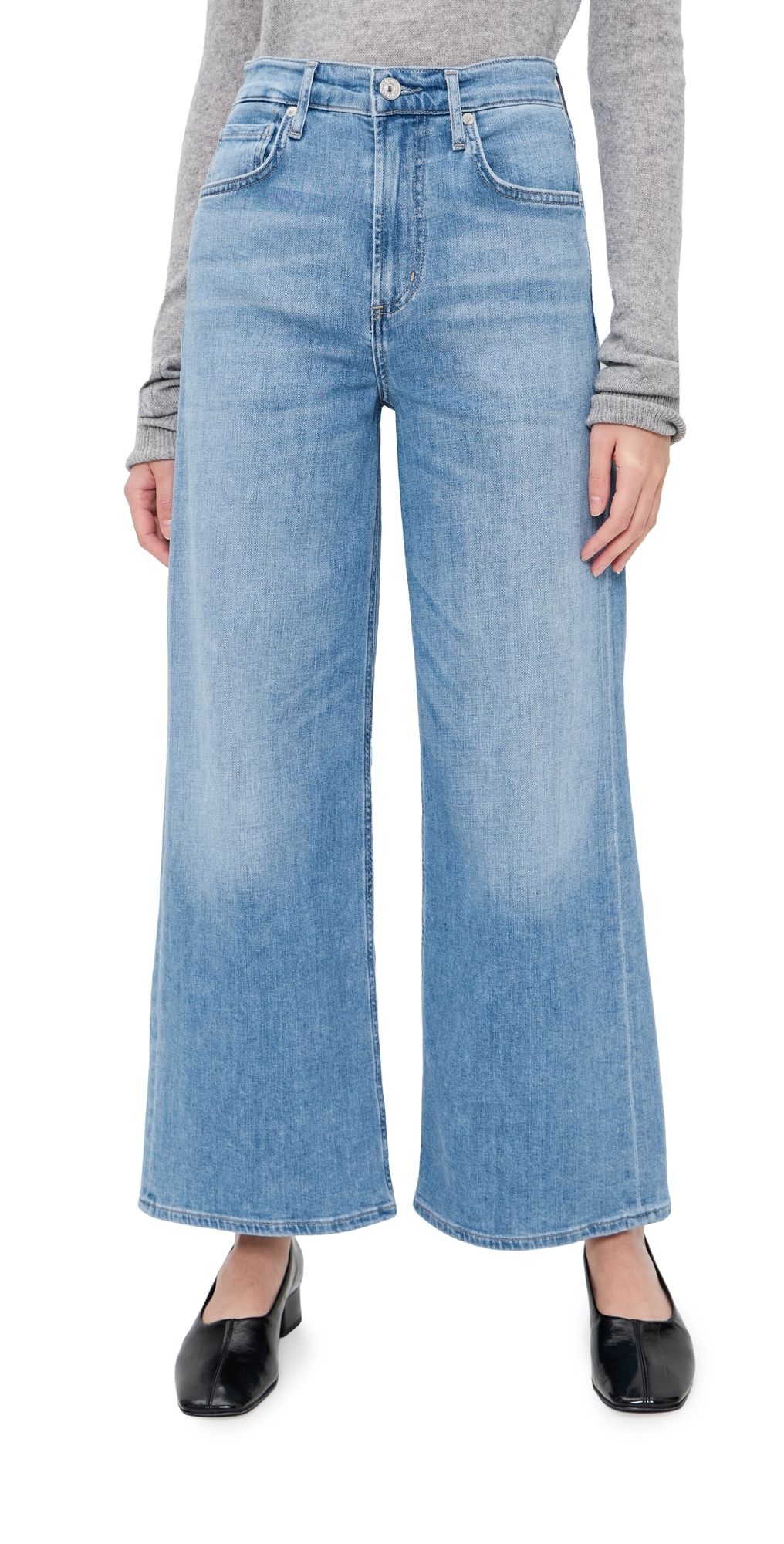 Citizens of Humanity Lyra Wide Leg Crop Jeans Andante 27