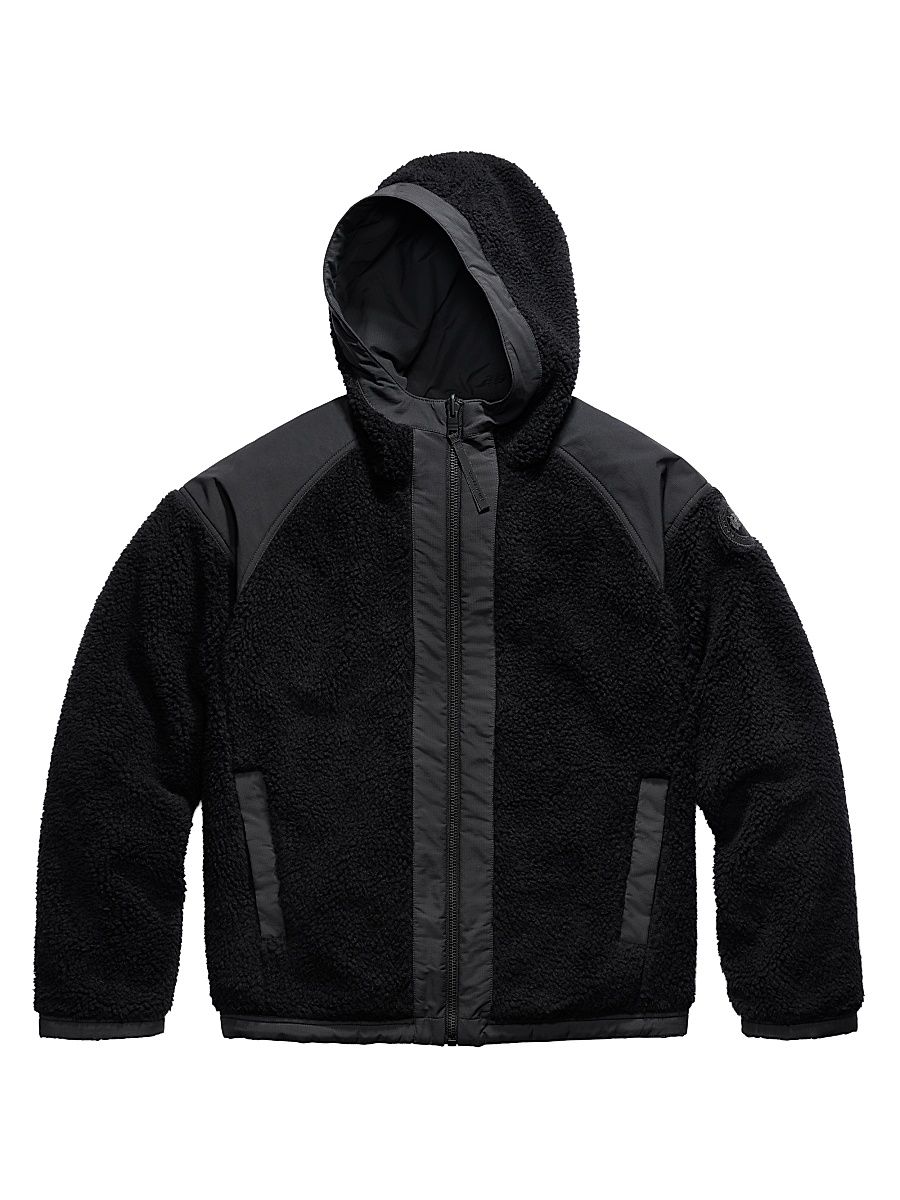 Men's Alberni Reversible Fleece Jacket - Black - Size XL