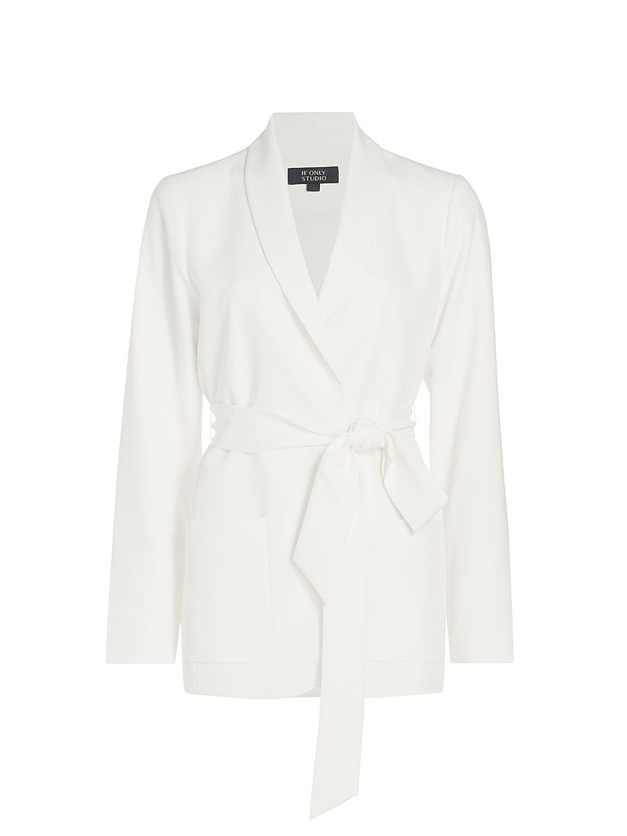 Women's Katie SB Tuxedo Jacket - Ivory - Size 6