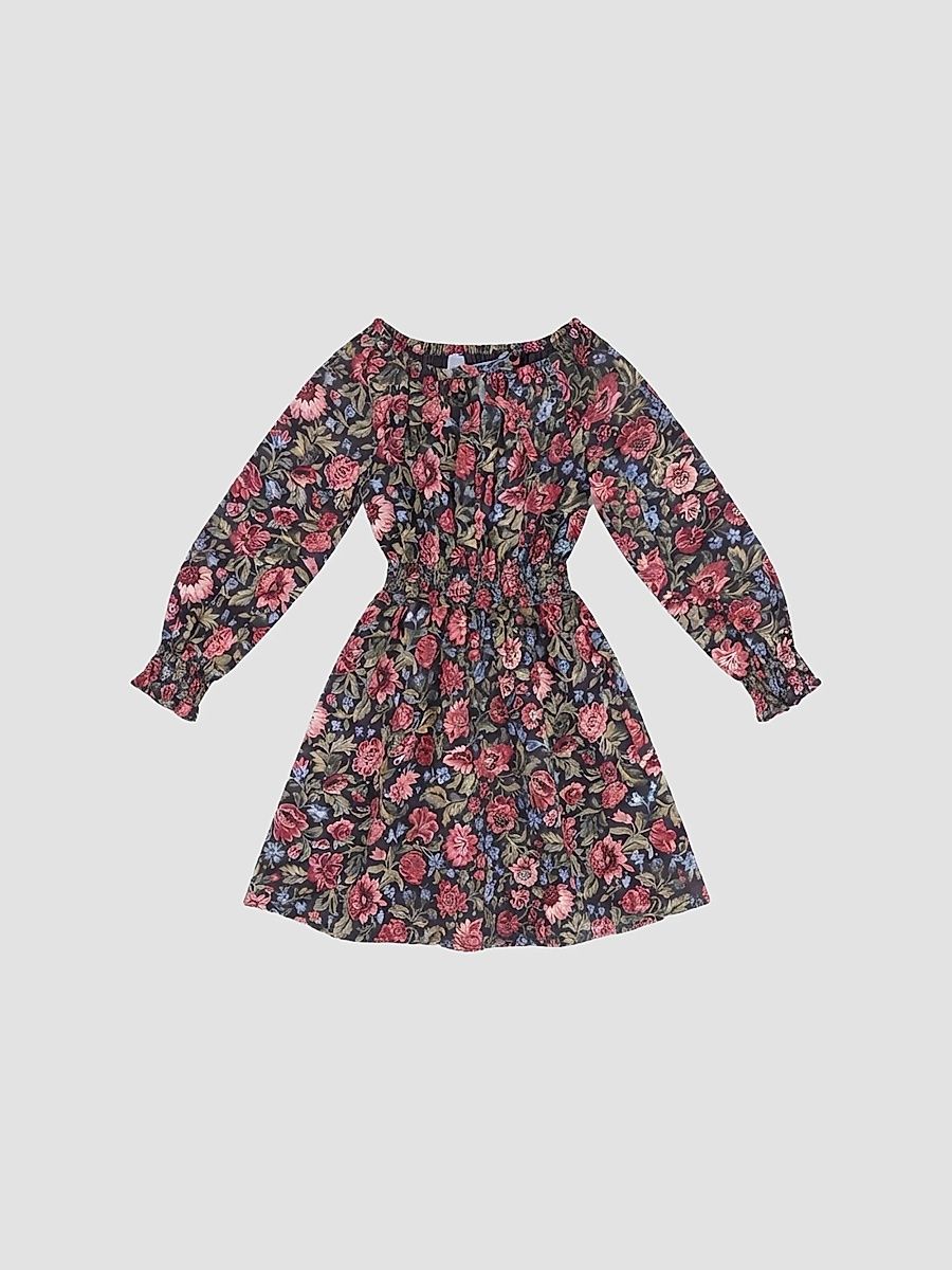 Baby Girl's, Little Girl's & Girl's The Tiny Gretta Dress - Jacobean Sprig - Size 10