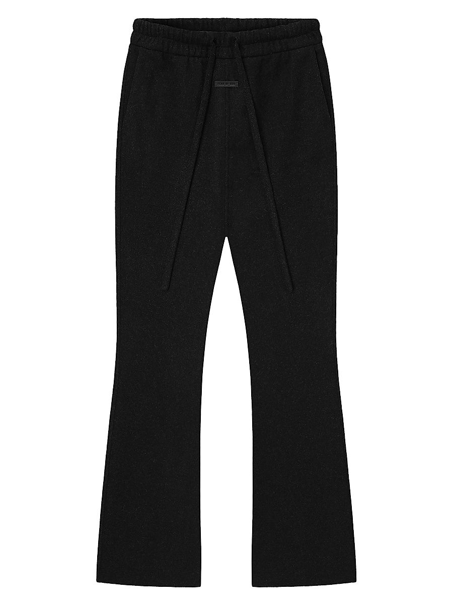 Men's '70s Drawstring Wool-Cashmere Pants - Charcoal - Size XS