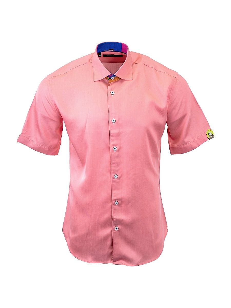 Men's Galileo Pazole Shirt - Pink - Size XL