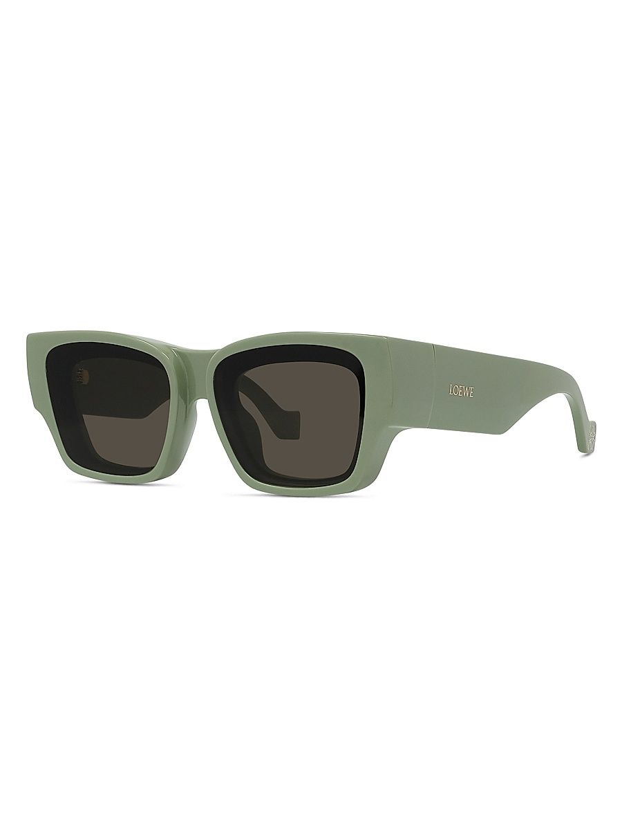Women's LOEWE x Paula's Ibiza 56MM Square Sunglasses - Dark Green