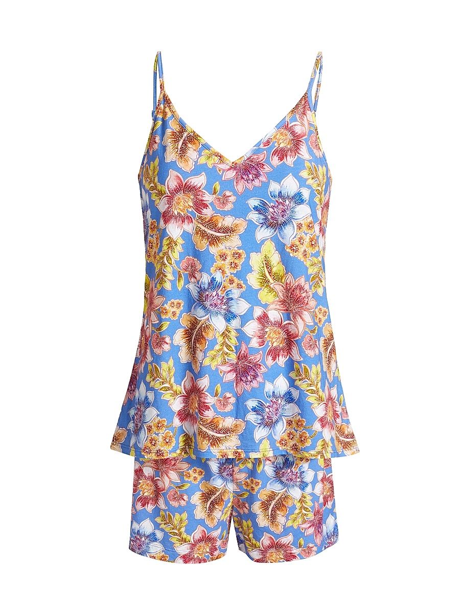 Women's Floral Short Pajamas - Leilah - Size Large