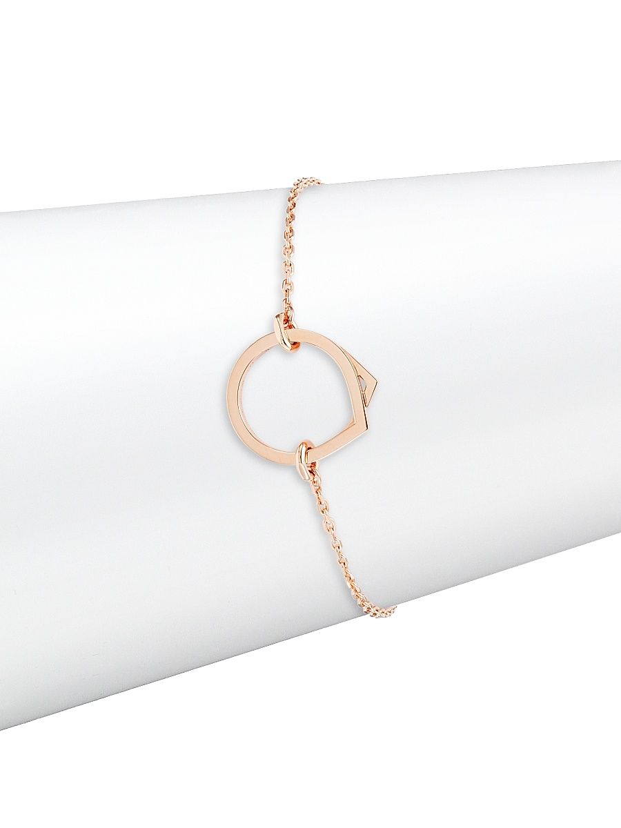 Women's Antifer 18K Rose Gold Pendant Bracelet - Rose Gold