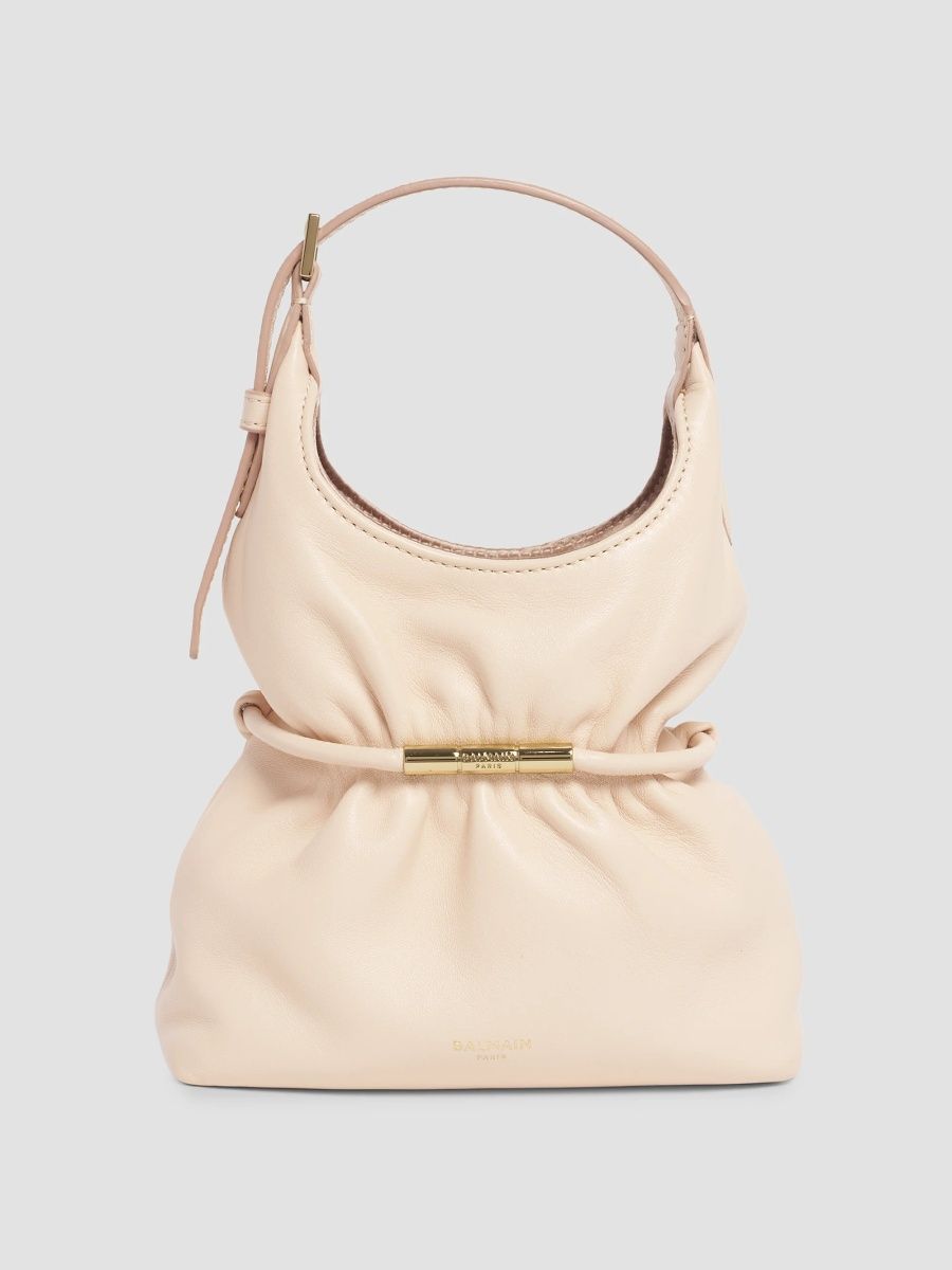 Balmain Women's Sphynx Mini Leather Top Handle Bag - Pink