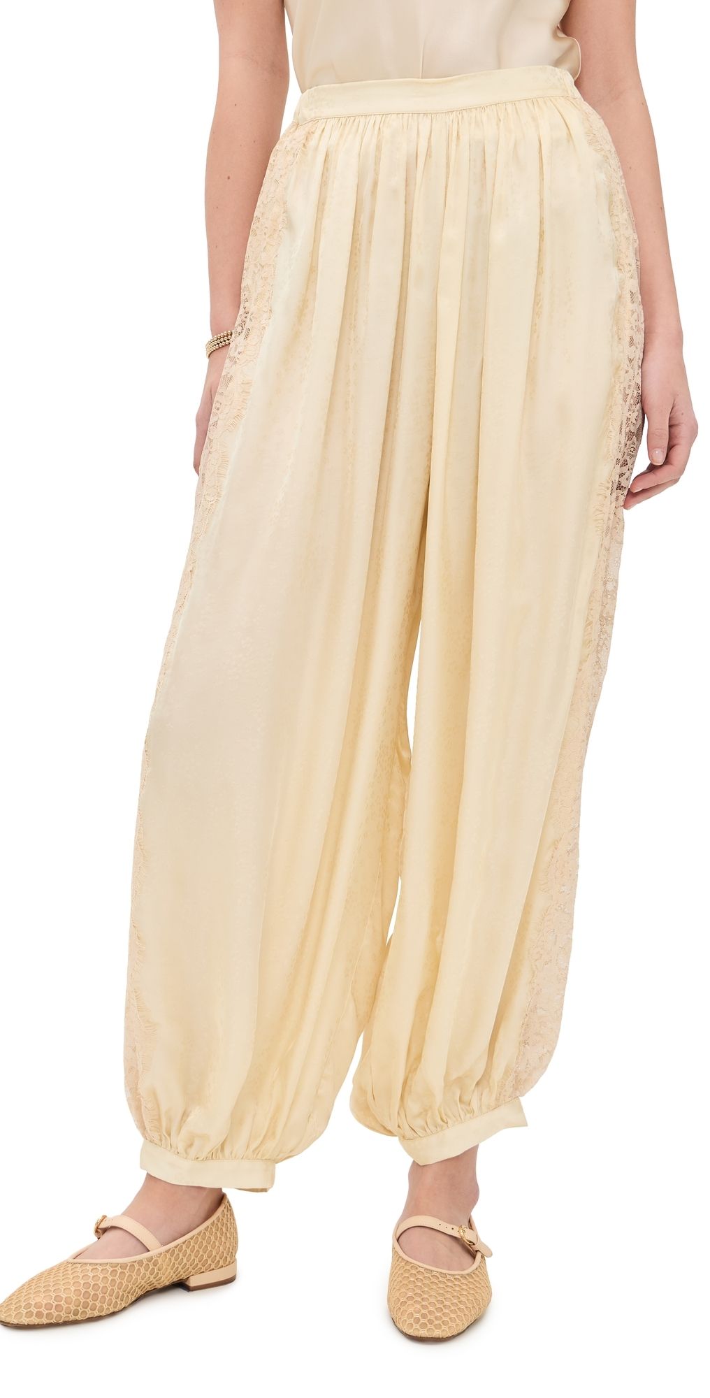 Sea Ethel Solid Bloomer Pants Black L