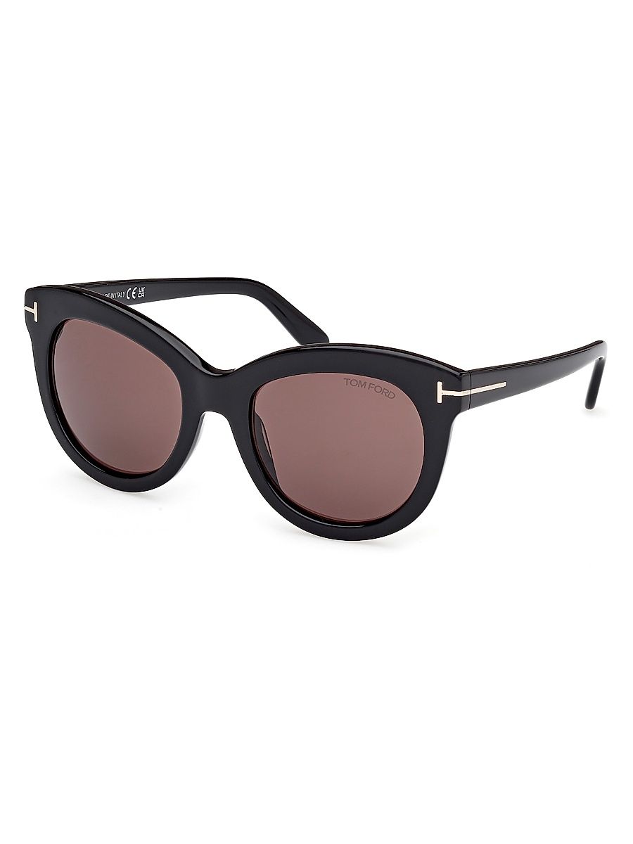 Women's Odette 53MM Butterfly Sunglasses - Black Black