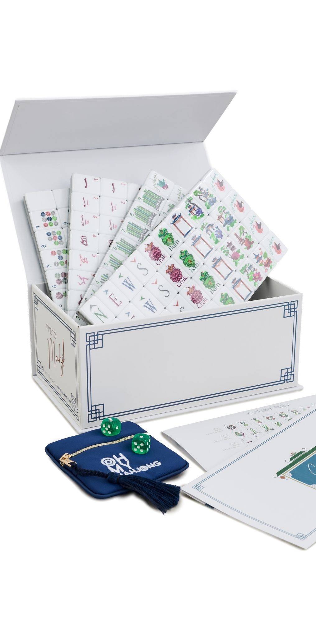 Oh My Mahjong Gastby Tiles Gatsby Navy One Size