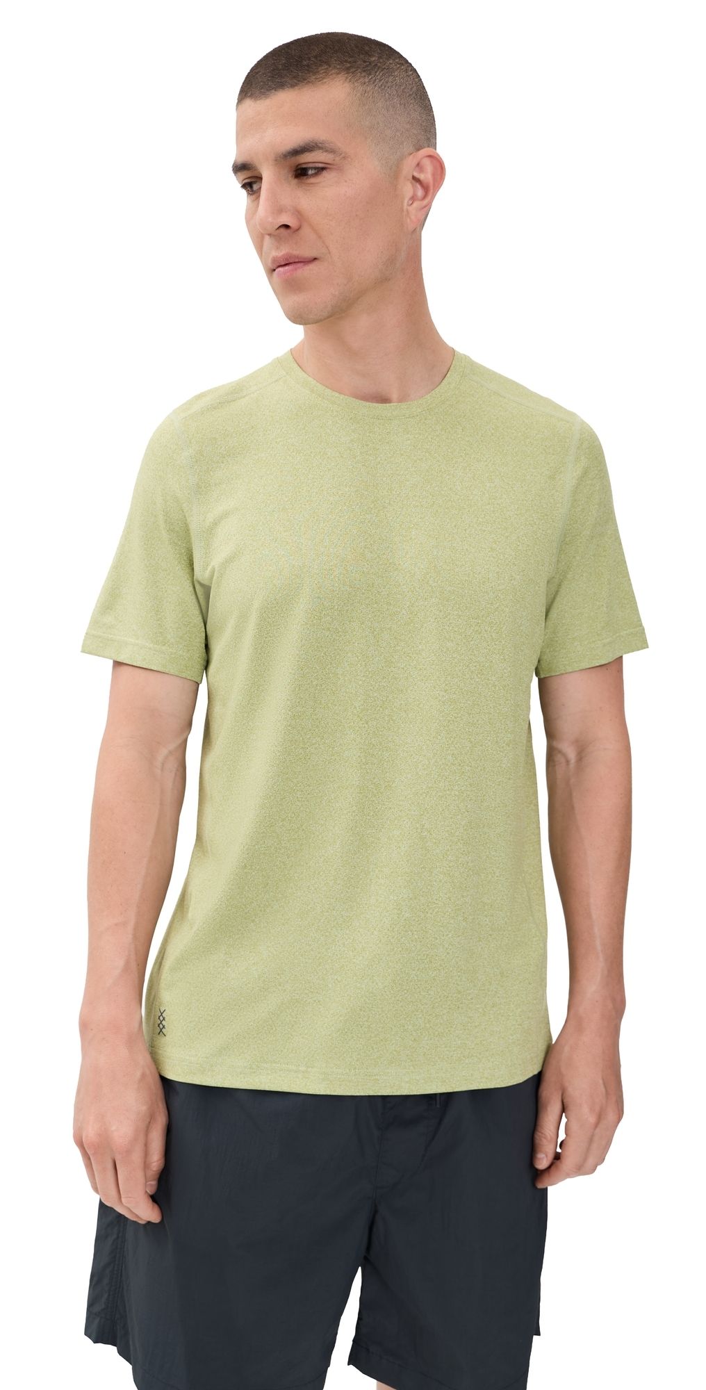 Rhone Invictus Training Tee V2 Dusty Sage Heather M