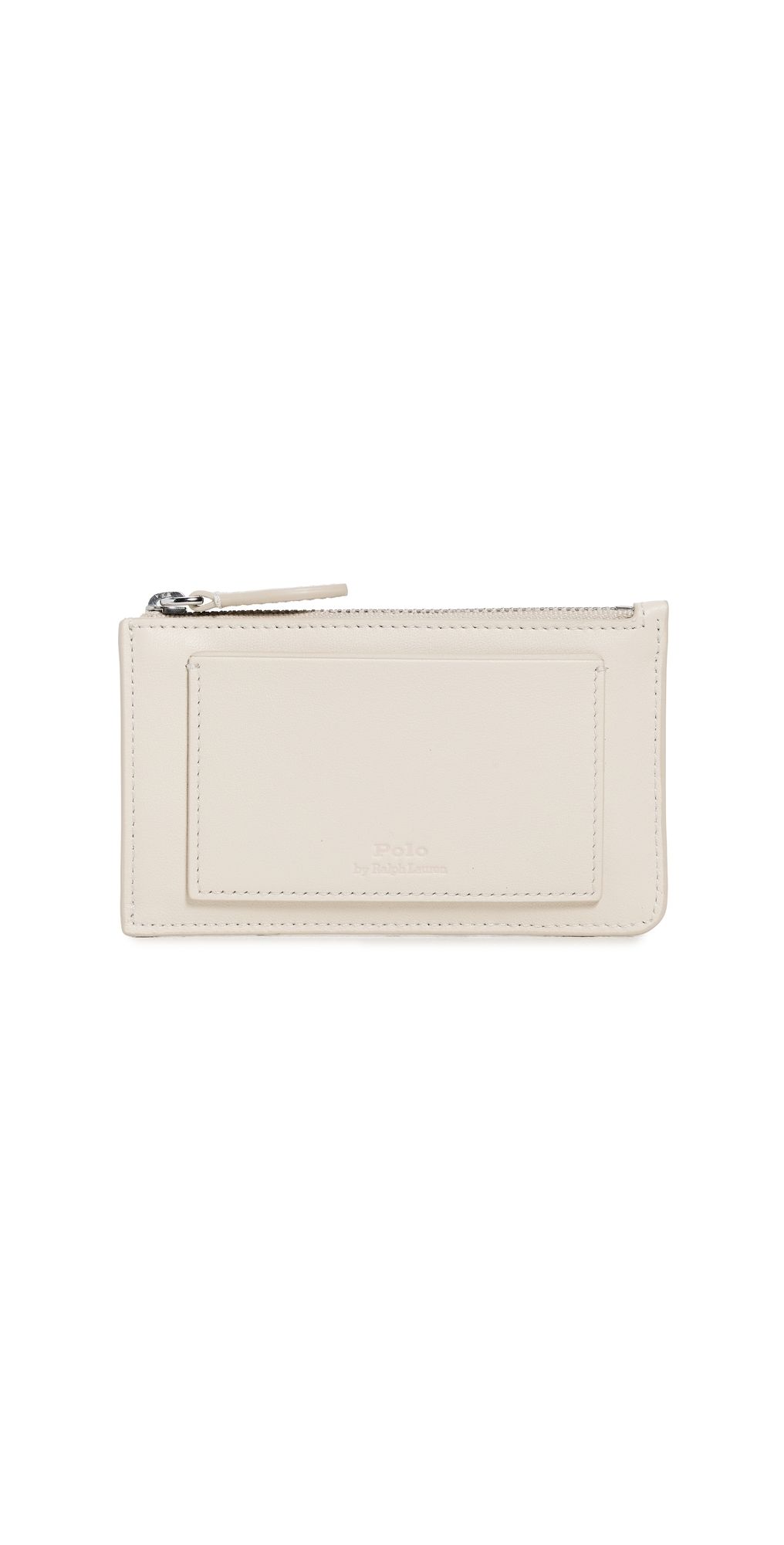 Polo Ralph Lauren Spring Bea Zip Card Case Cream One Size