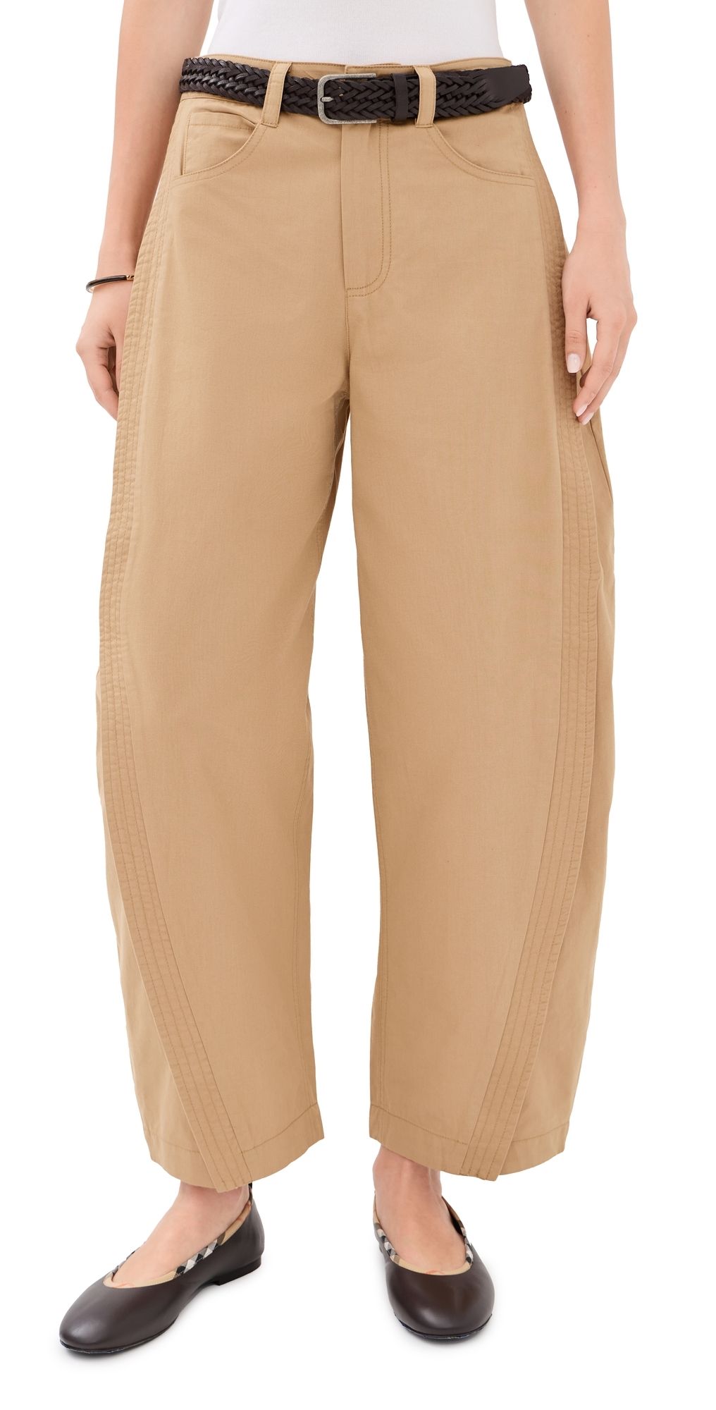 Sea Odessa Workwear Barrel Pants Khaki 4