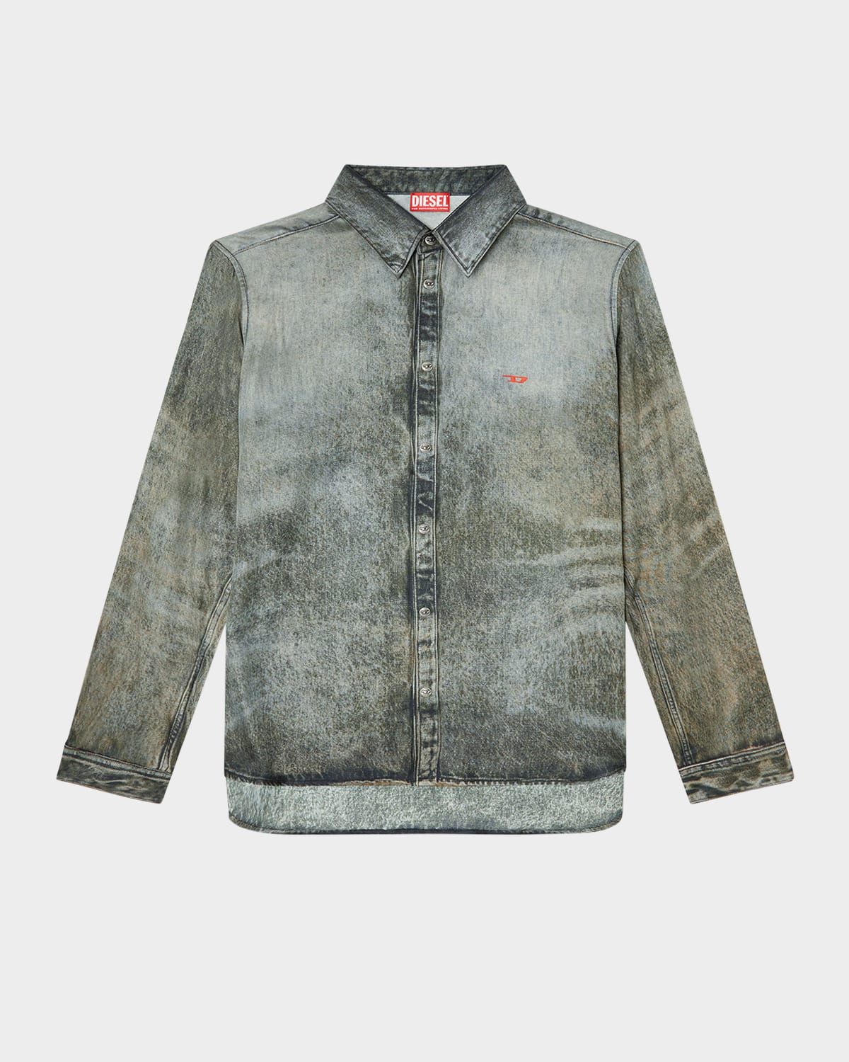 Men & apos;s S-Simply-LKCT Viscose Button-Down Shirt