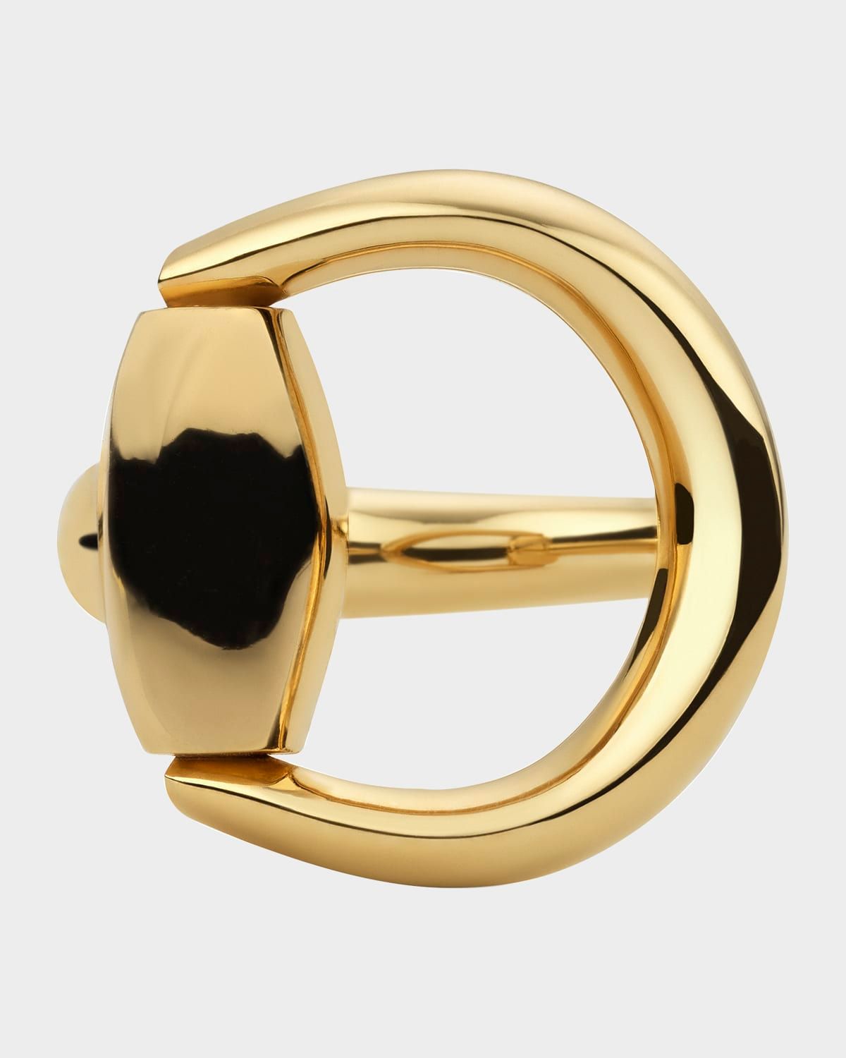 Gucci Horsebit 18K Yellow Gold Ring