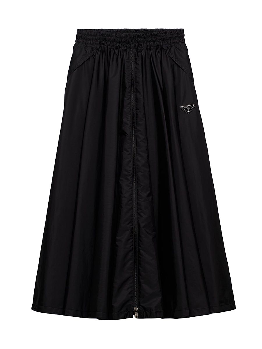 Women's Full Light Re-Nylon Skirt - Black - Size 8