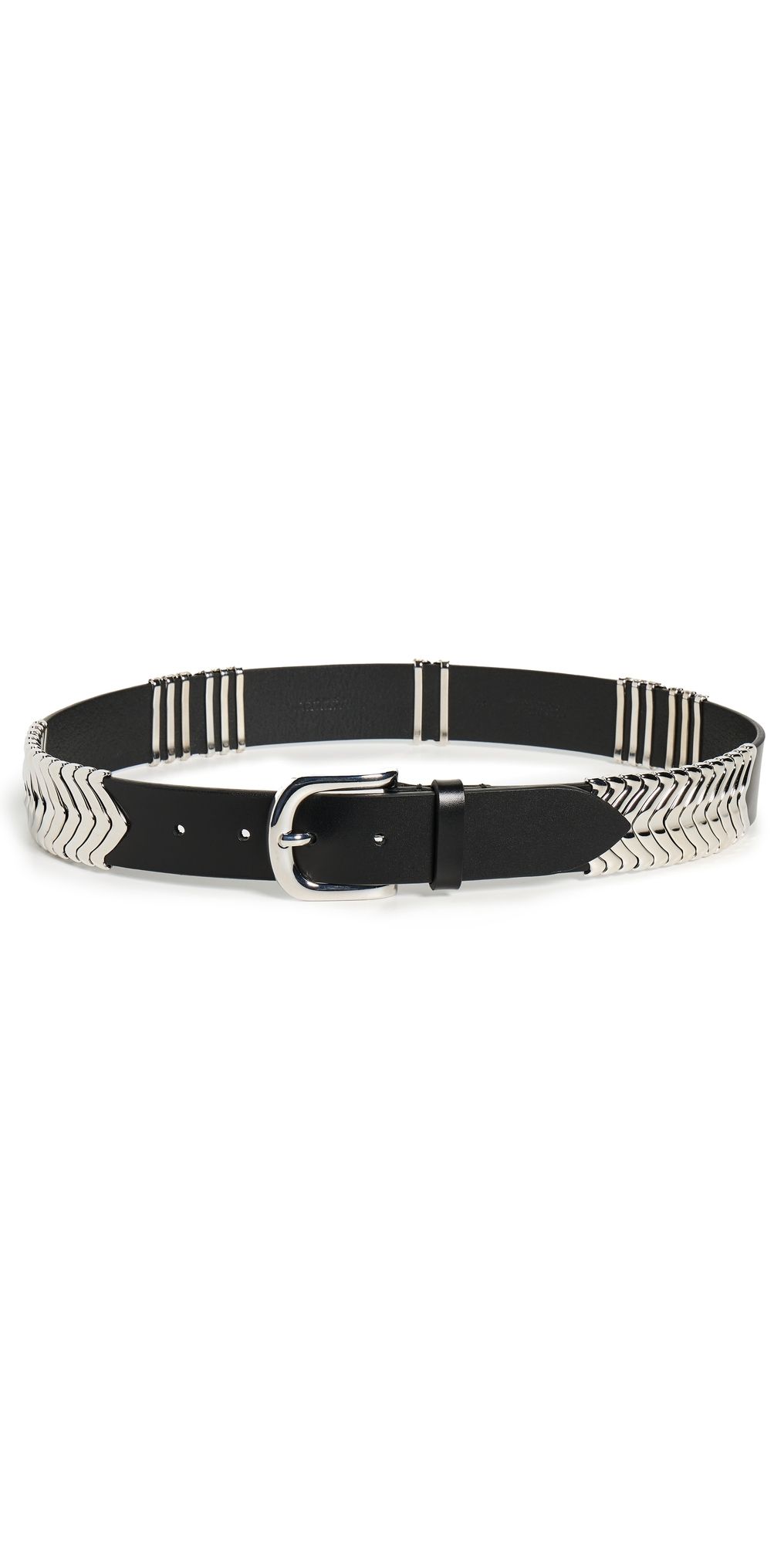 Isabel Marant Tehora Belt Black/Silver 85