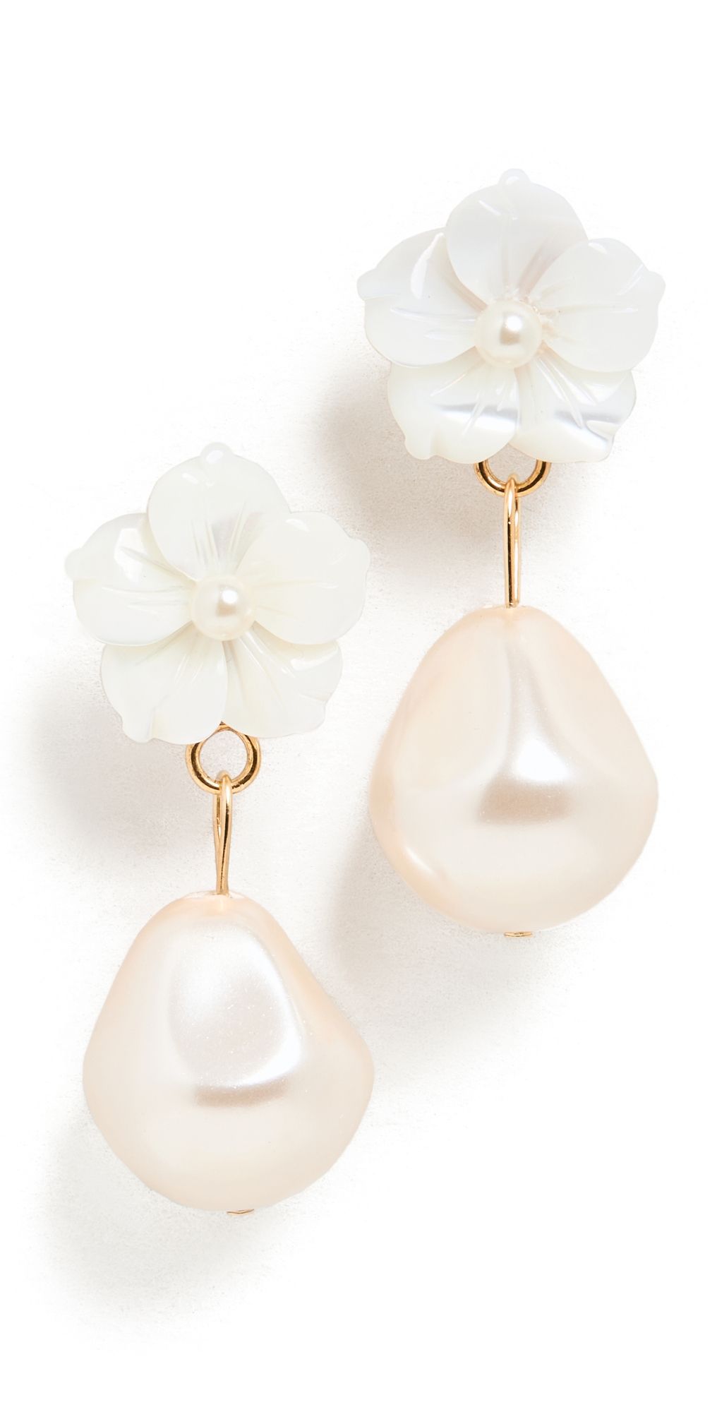 Jennifer Behr Minna Earring Mother of Pearl One Size