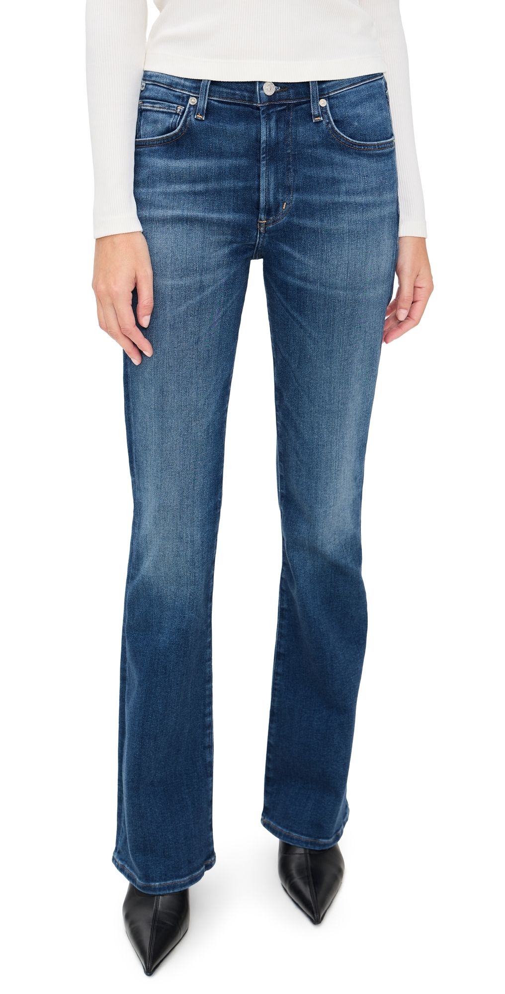 Citizens of Humanity Lilah High Rise Bootcut Jeans 32.5 Augusta 30