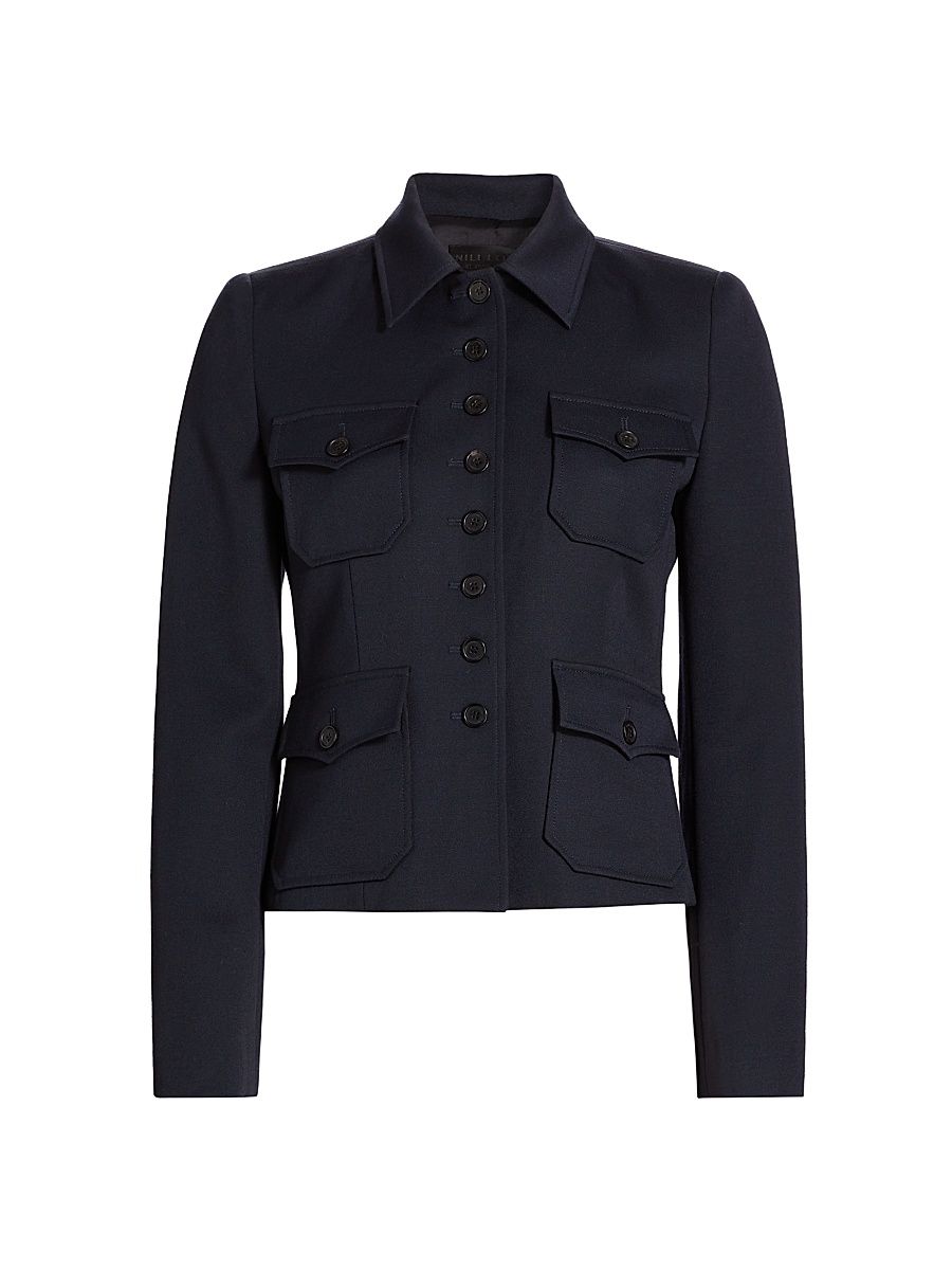 Women's Jamison Wool Shirt Jacket - Stone - Size 12