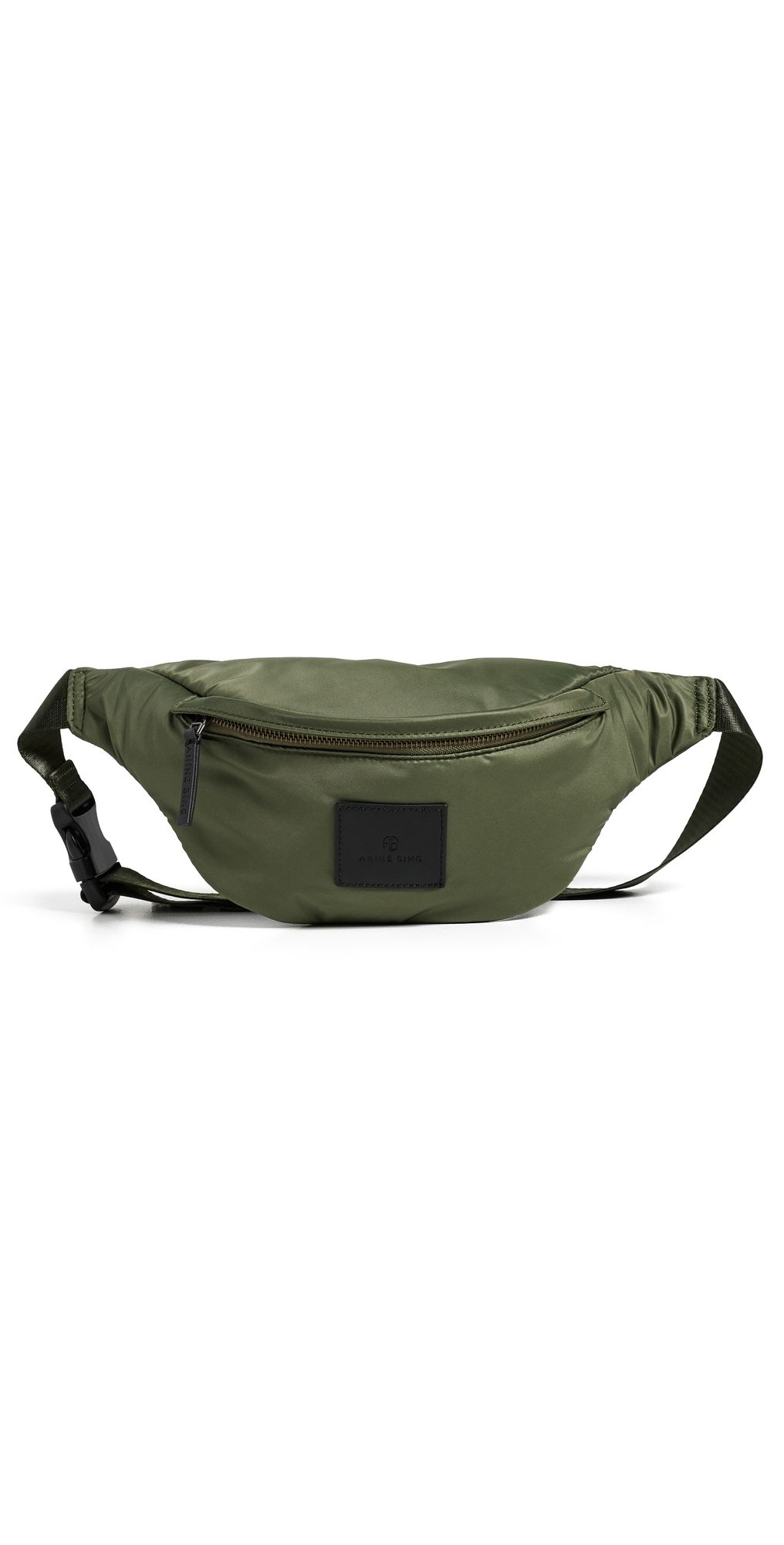 ANINE BING Leon Small Nylon Waist Bag Army Green One Size