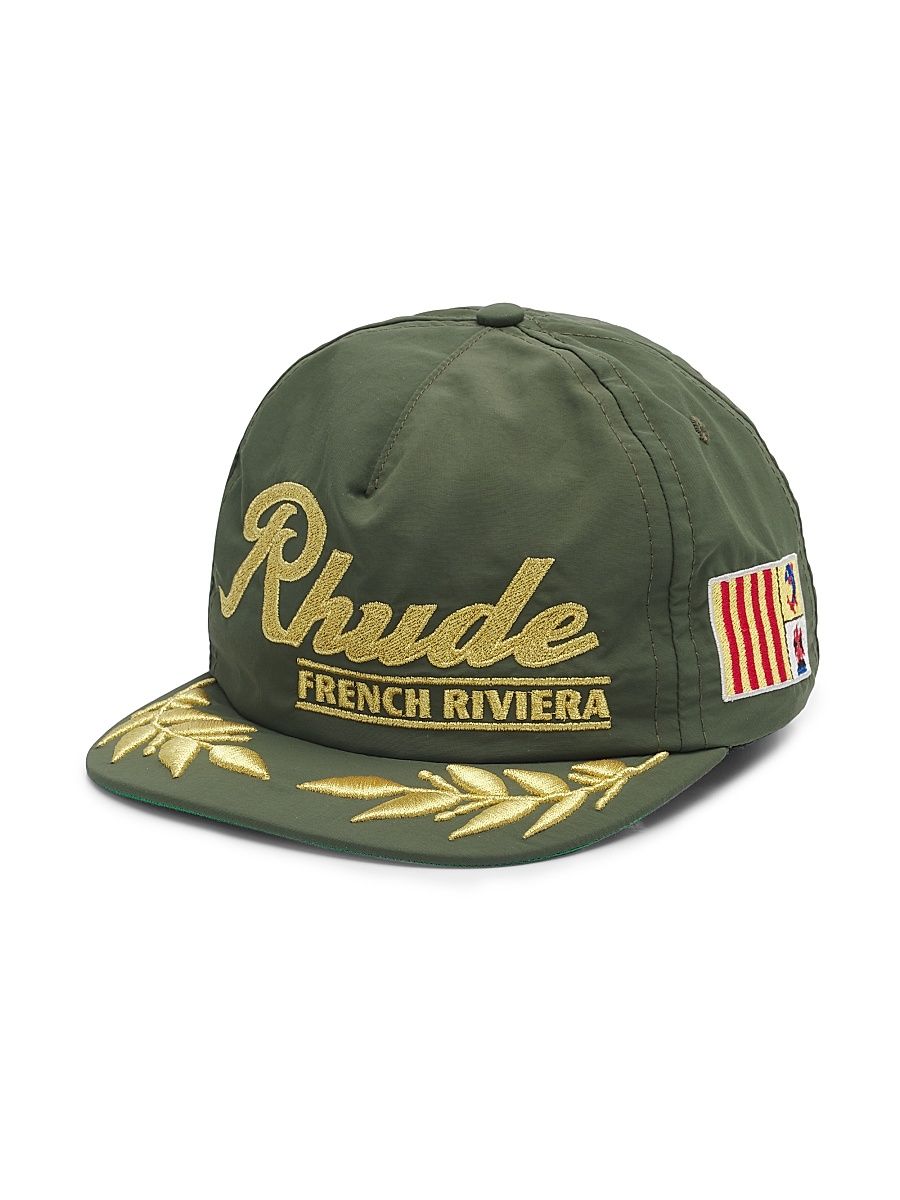 Men's Rhude French Riviera Hat - Green Gold