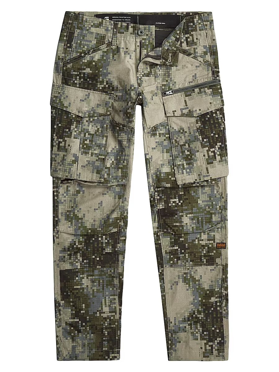 Men's Rovic Zip 3D Digi Camo Pants - Camo - Size 28