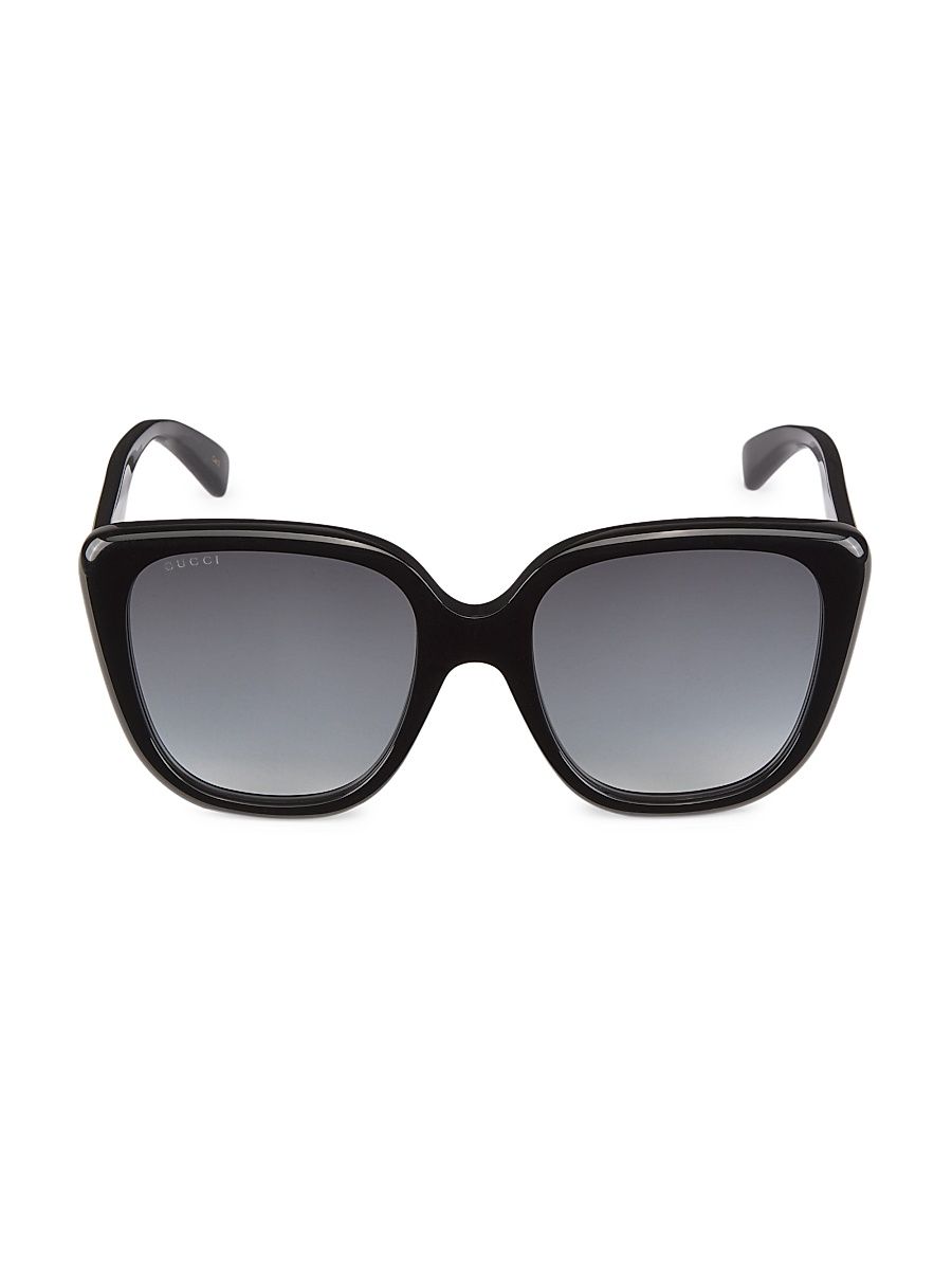 Women's Symbols 54MM Butterfly Acetate Sunglasses - Black