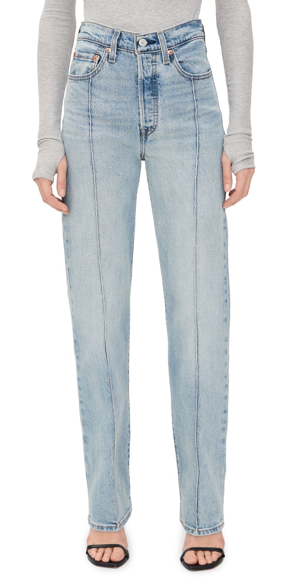 Levi's Ribcage Full Length Jeans What Now Psk 27