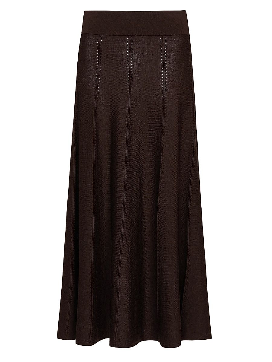 Women's Willow Wool Maxi Skirt - Delicioso - Size XL
