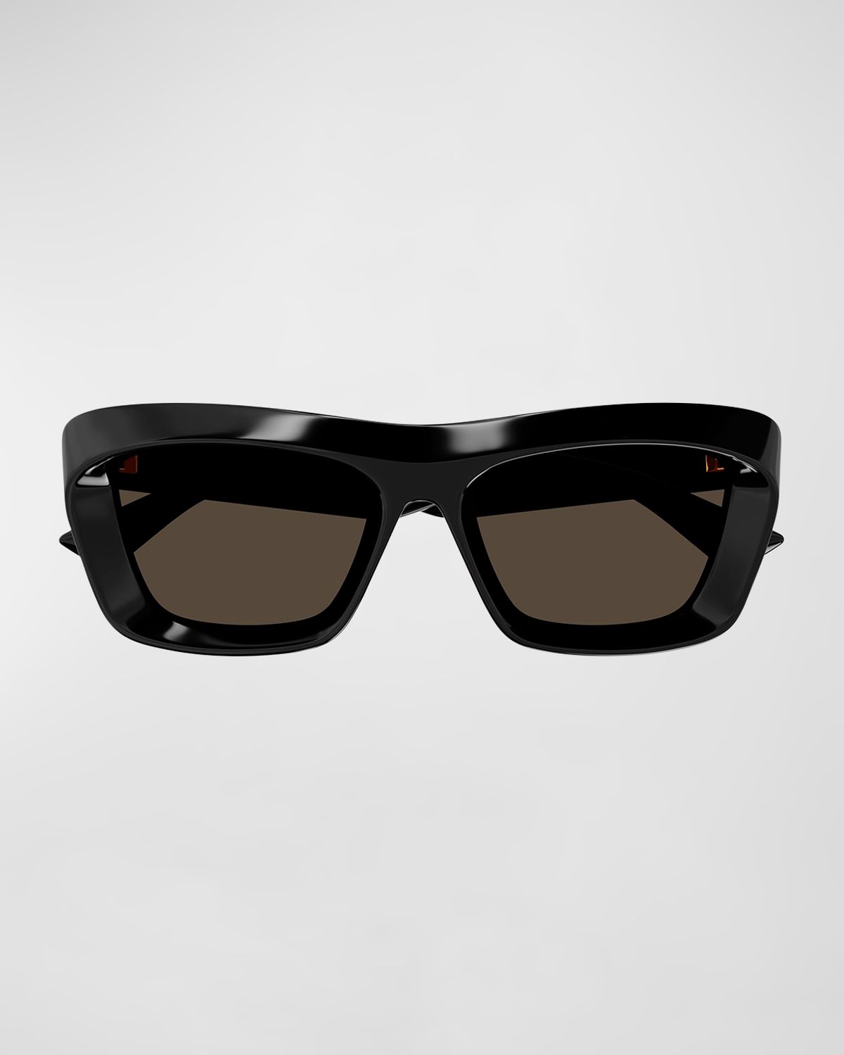 Beveled Acetate Rectangle Sunglasses