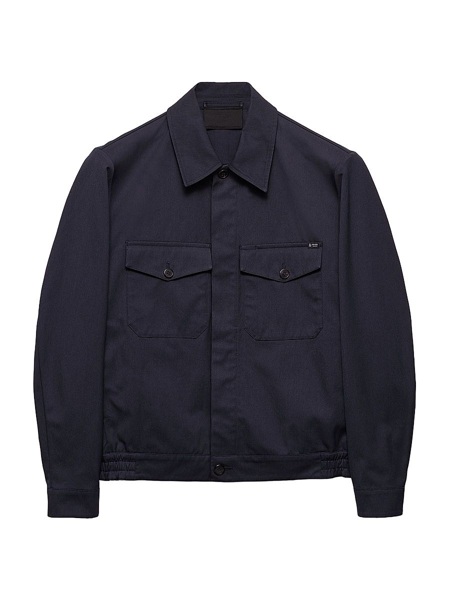 Men's Technical Fabric Jacket - Blue - Size 50