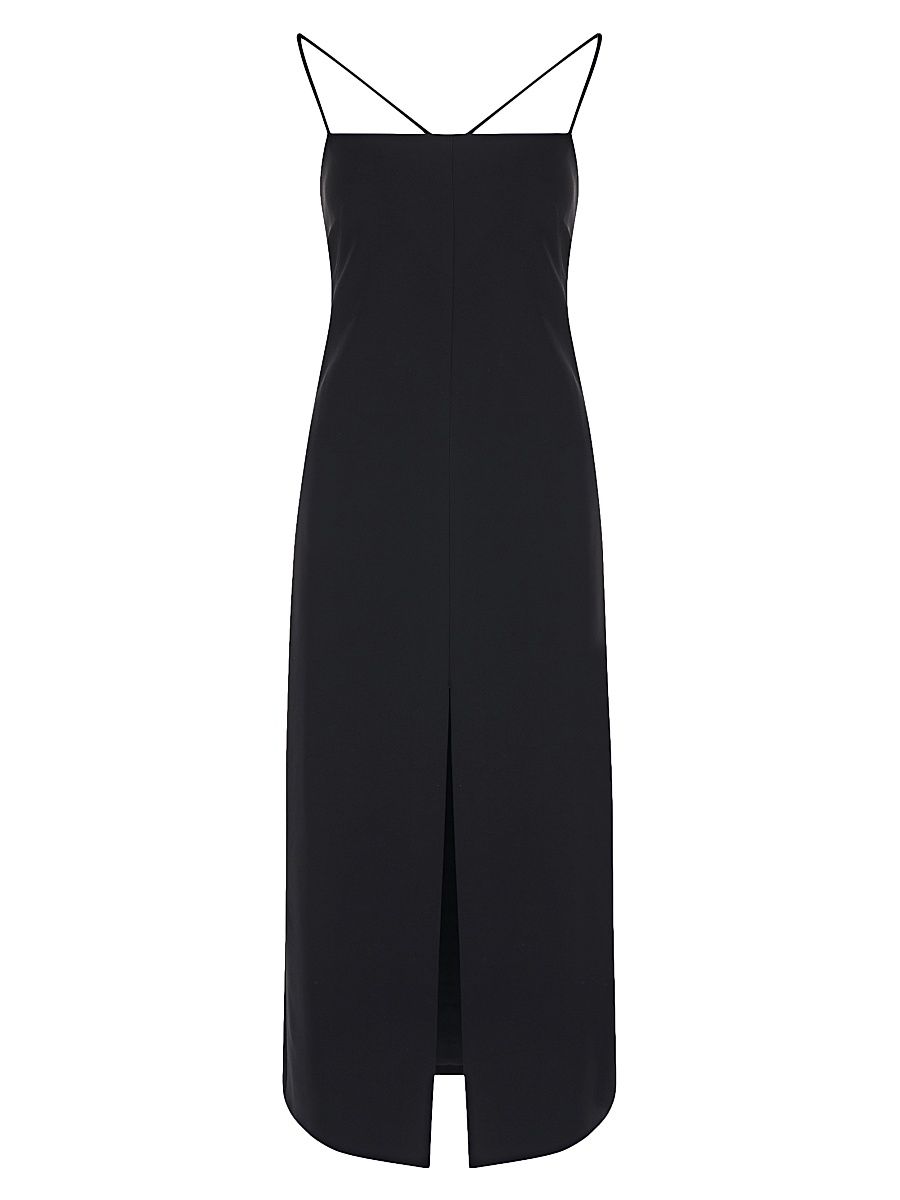 Women's Aila Stretch Crepe Slipdress - Black - Size 12